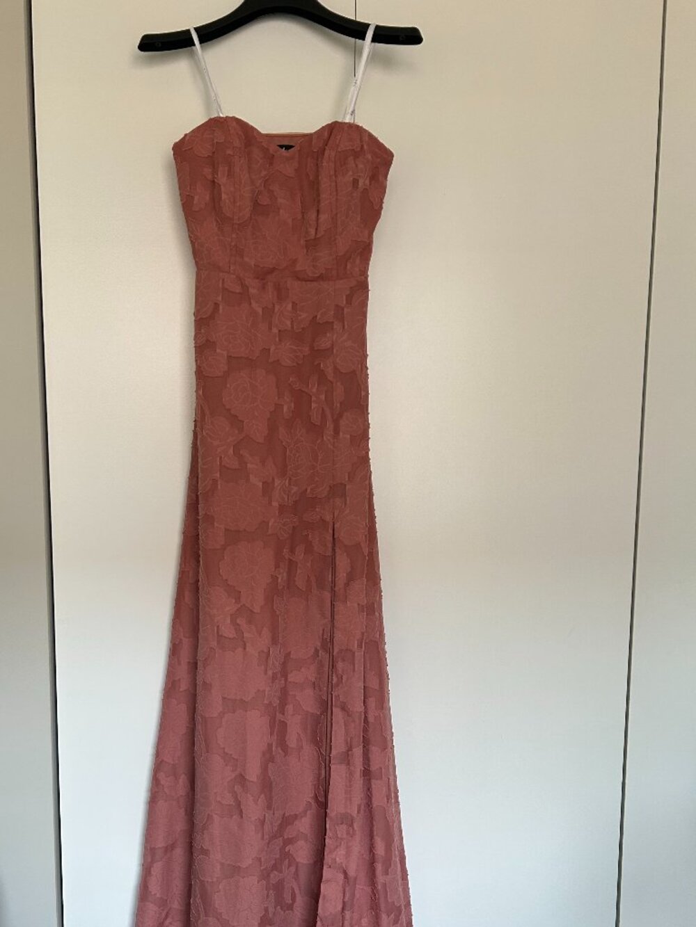 Lulus Garden of Romance Rusty Rose Burnout Maxi Dress XS | Excellent Condition